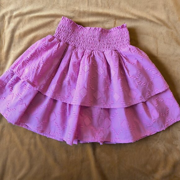 Splendid, Pink Twirl Skirt Cotton & Fully lined, Elastic Waist, Girls size 14 - Picture 1 of 5